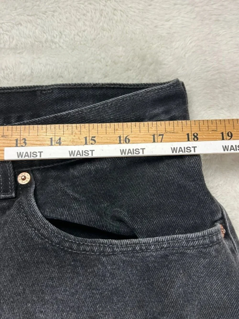 Vintage Levi's 550 Black Jeans Mens 36x30 Tapered Leg Denim Relaxed Fit 5-Pocket